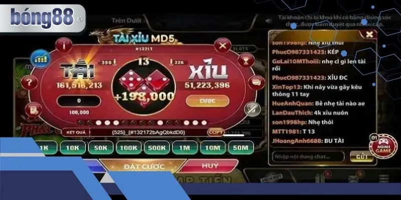 Giới Thiệu Trò Tài Xỉu MD5 Bong88 – Trò Chơi Cá Cược Hấp Dẫn