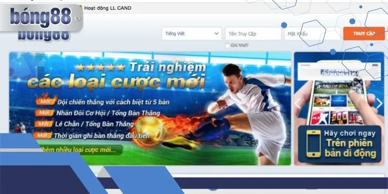 Nhà cái bong88 có đa dạng kèo cho game thủ lựa chọn